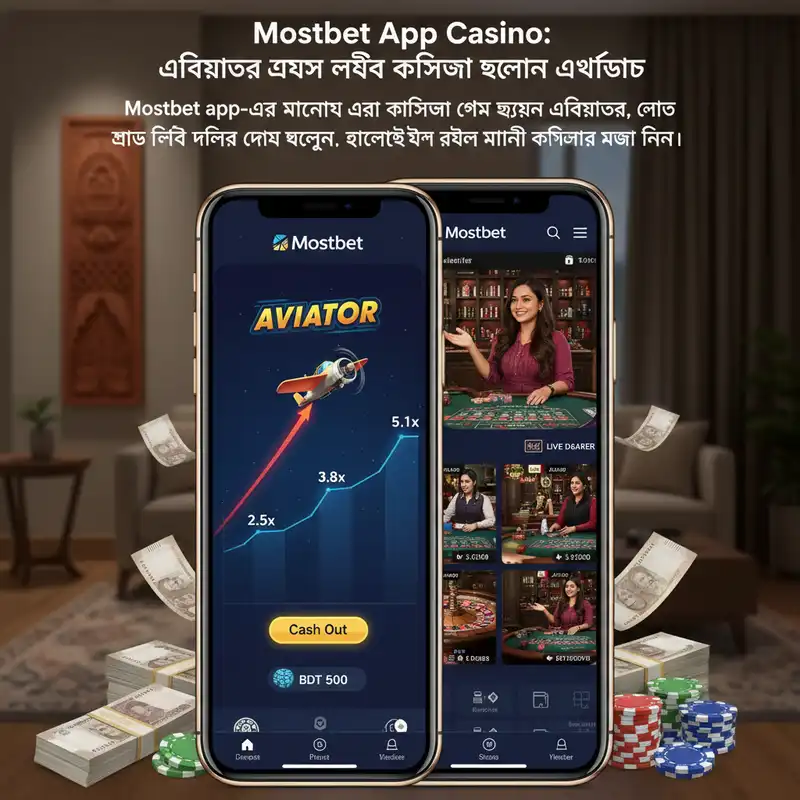 Mostbet App ক্যাসিনো এভিয়েটর ইন্টারফেস